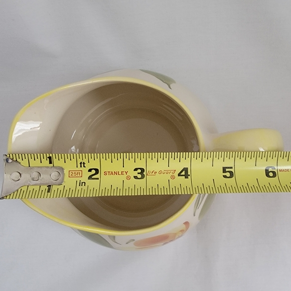 Vintage Secla Portugal Pottery Hand Painted Floral Pitcher P3315 - Picture 13 of 13